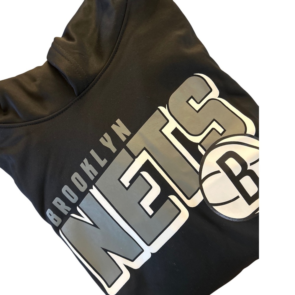 NBA Brooklyn Nets Outerstuff Youth XL 18/20 Hoodie Black Basketball 9K2B7FHSK
